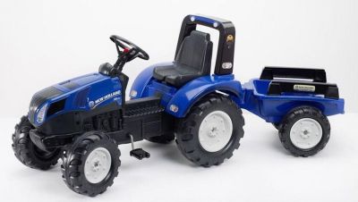 Детски трактор с ремарке New Holland FALK F3090B