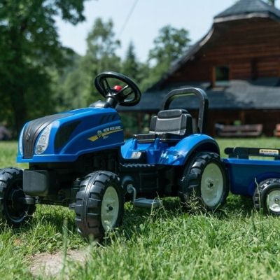Детски трактор с ремарке New Holland FALK F3090B