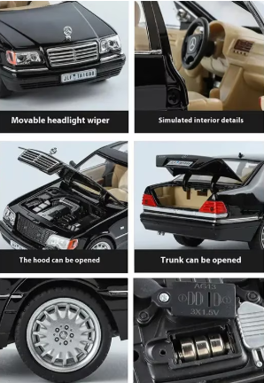 Метален автомобил Mercedes S Class 320 W140 1/24