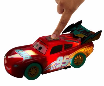 Кола Светкавицата Маккуин със звуци и светлини Disney and Pixar Cars Race Mattel JMT55