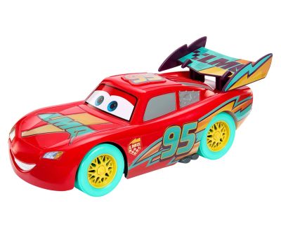 Кола Светкавицата Маккуин със звуци и светлини Disney and Pixar Cars Race Mattel JMT55