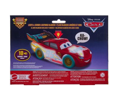 Кола Светкавицата Маккуин със звуци и светлини Disney and Pixar Cars Race Mattel JMT55
