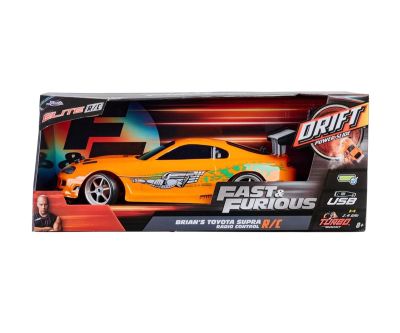 Кола с радио контрол за дрифт Toyota Supra Бързи и яростни 1:10 Jada 