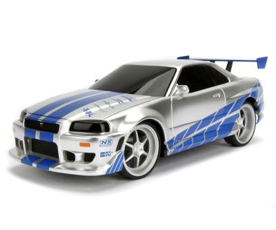 Кола с радио контрол Nissan Skyline GT-R Бързи и яростни 1:24 Jada 