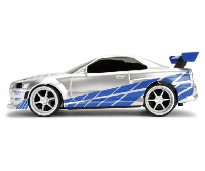 Кола с радио контрол Nissan Skyline GT-R Бързи и яростни 1:24 Jada 