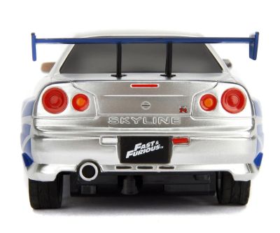 Кола с радио контрол Nissan Skyline GT-R Бързи и яростни 1:24 Jada 