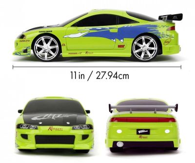 Кола с радио контрол Mitsubishi Eclipse Бързи и яростни 1:16 Jada 