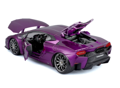 Метална кола Lamborghini Temerario Purple 1/18 Bburago 18/11052