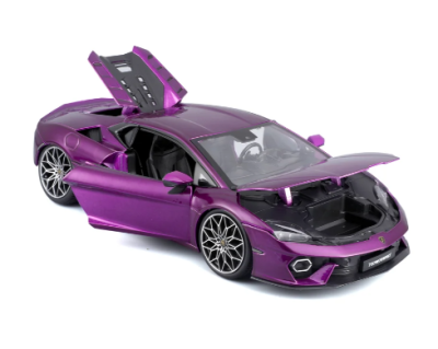 Метална кола Lamborghini Temerario Purple 1/18 Bburago 18/11052