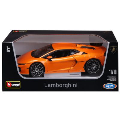 Метална кола Lamborghini Temerario Orange 1/18 Bburago 18/11052
