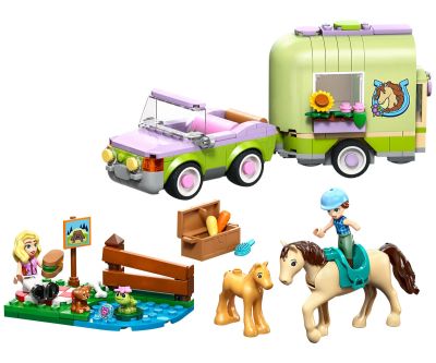 Конструктор Ремарке за кон и бебе жребче LEGO Friends 42695
