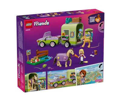Конструктор Ремарке за кон и бебе жребче LEGO Friends 42695