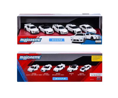 Комплект метални колички Nissan Majorette 8502105006
