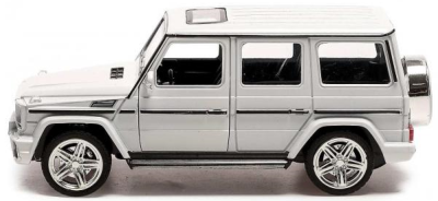 Метален джип Mercedes G class AMG бял със звук и светлини 