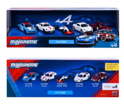 Комплект метални колички Alpine Majorette 8502105008