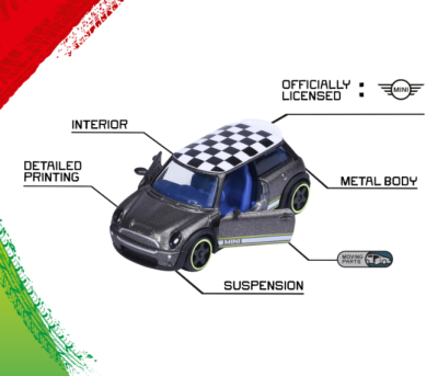 Комплект метални колички Mini Majorette 8504105006