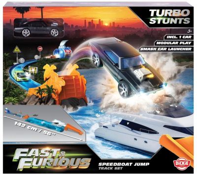 Комплект писта за скачане с моторница Fast & Furious Dickie 203204002