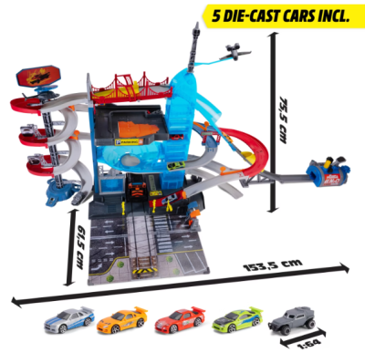 Комплект писта Fast & Furious Гаражен хаос Dickie 203209000