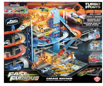 Комплект писта Fast & Furious Гаражен хаос Dickie 203209000
