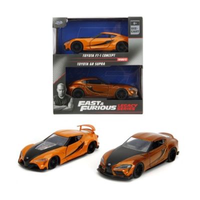 Метални автомобили Toyota FT-1 CONCEPT и Supra BI-COLOR FF Fast&Furious 1:32 Jada 35401