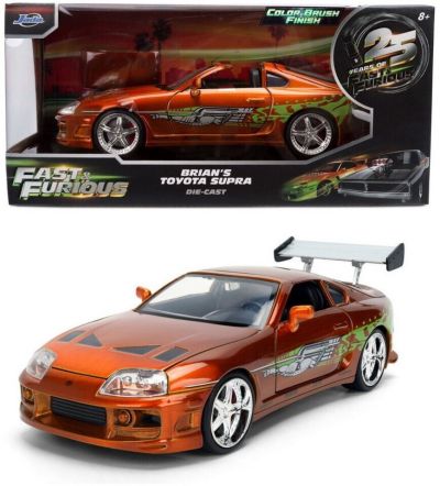 Метален автомобил Toyota Supra Fast & Furious 1:24 Jada 9337703314R20