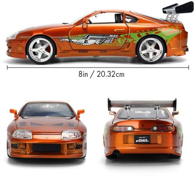 Метален автомобил Toyota Supra Fast & Furious 1:24 Jada 9337703314R20