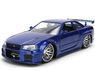 Метален автомобил Nissan Skyline GT-R Fast & Furious 1:24 Jada 9337704314R20