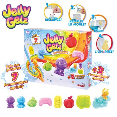 Детски комплект за създаване Желирани фигури Jelly Gelz Lifestyle Deluxe