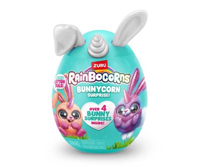 Мини пухкави зайчета бели ушички Zuru Rainbocorns Bunnycorn 