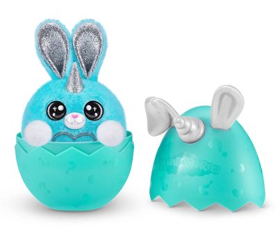 Мини пухкави зайчета бели ушички Zuru Rainbocorns Bunnycorn 