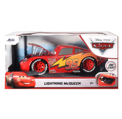 Метална кола Cars Lightning McQueen 1:24 Jada 9398099314R01