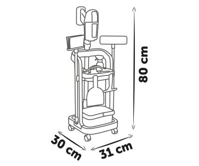 Количка за почистване с прахосмукачка Rowenta Smoby 7600330330