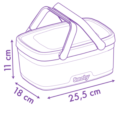 Кошница за пикник Stitch 2в1 Smoby 7600312516