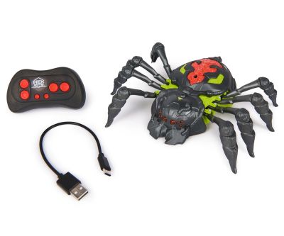 Катереща се тарантула с дистанционно управление и светещи очи HEX BOTS Spin Master 6077330