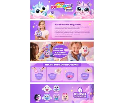 Малка магическа бутилка изненада Rainbocorns Magicorn ZURU 92146TQ1