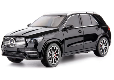 Метален автомобил Mercedes GLE 1/24 черен