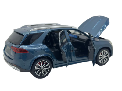 Метален автомобил Mercedes GLE 1/24 зелен