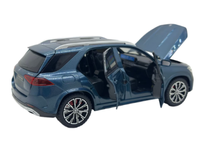 Метален автомобил Mercedes GLE 1/24 зелен