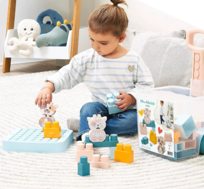 Конструктор количка с макси блокчета Ecoiffier Abrick 7928