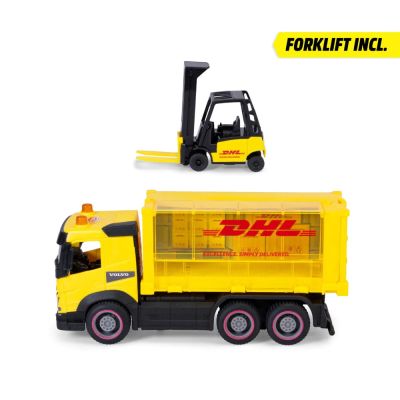 Куриерски камион DHL с мотокар Heavy Loader Dickie 203744027