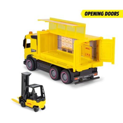Куриерски камион DHL с мотокар Heavy Loader Dickie 203744027