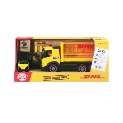 Куриерски камион DHL с мотокар Heavy Loader Dickie 203744027