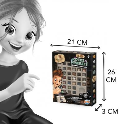 Изследователски комплект Камъни и минерали Buki France BK2441