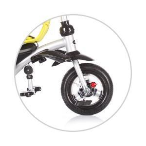 Триколка с помпащи гуми Chipolino Нексус бежова