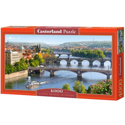 Пъзел Мостовете над река Вълтава 4000 части Castorland 400096