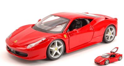 Метална кола Ferrari 458 Italia Bburago 1/24 - 26003