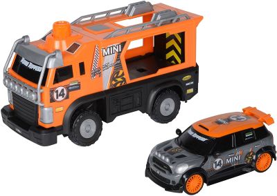 Toy State - Камион автовоз със състезателна кола