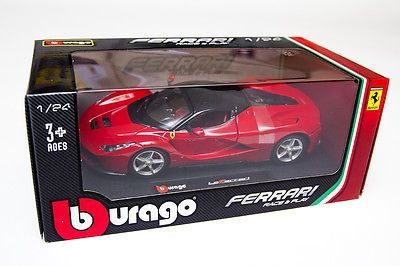 Метална кола Bburago 1:24 Ferrari La ferrari