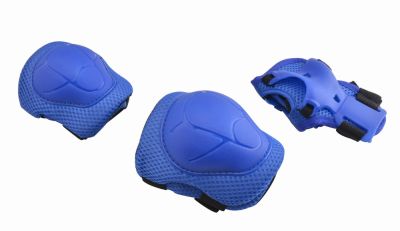 Комплект протектори сини(наколенки, налакътници, надланници)