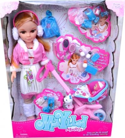 Кукла Майла с количка